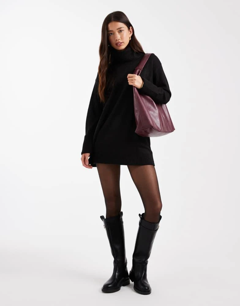 zimmerman black lace dress BLACK SWEATER KNIT MINI DRESS  Misstoke