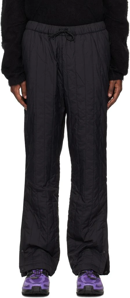 RAINS Black Banja Liner Regular Sweatpants 1