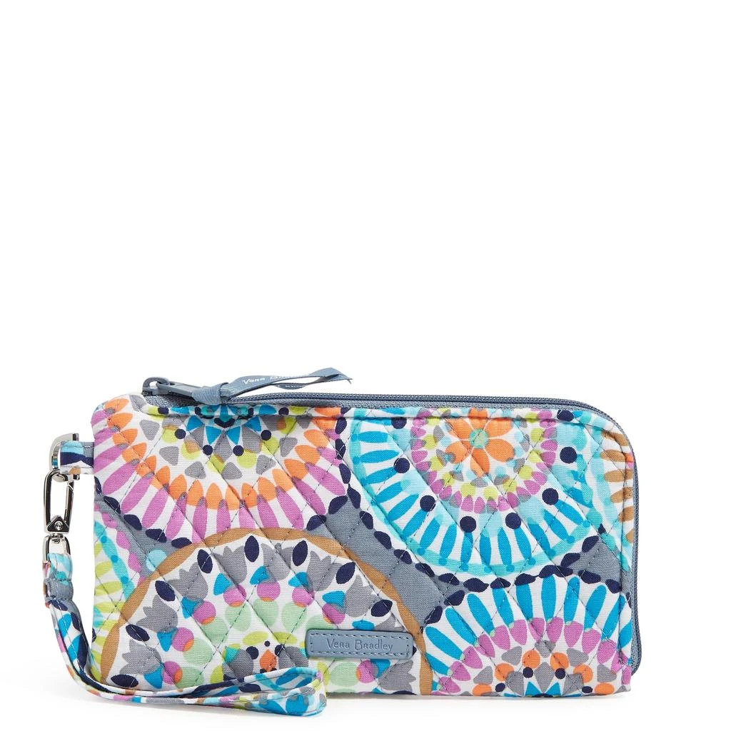 Vera Bradley Outlet Cotton Tech Wristlet 1