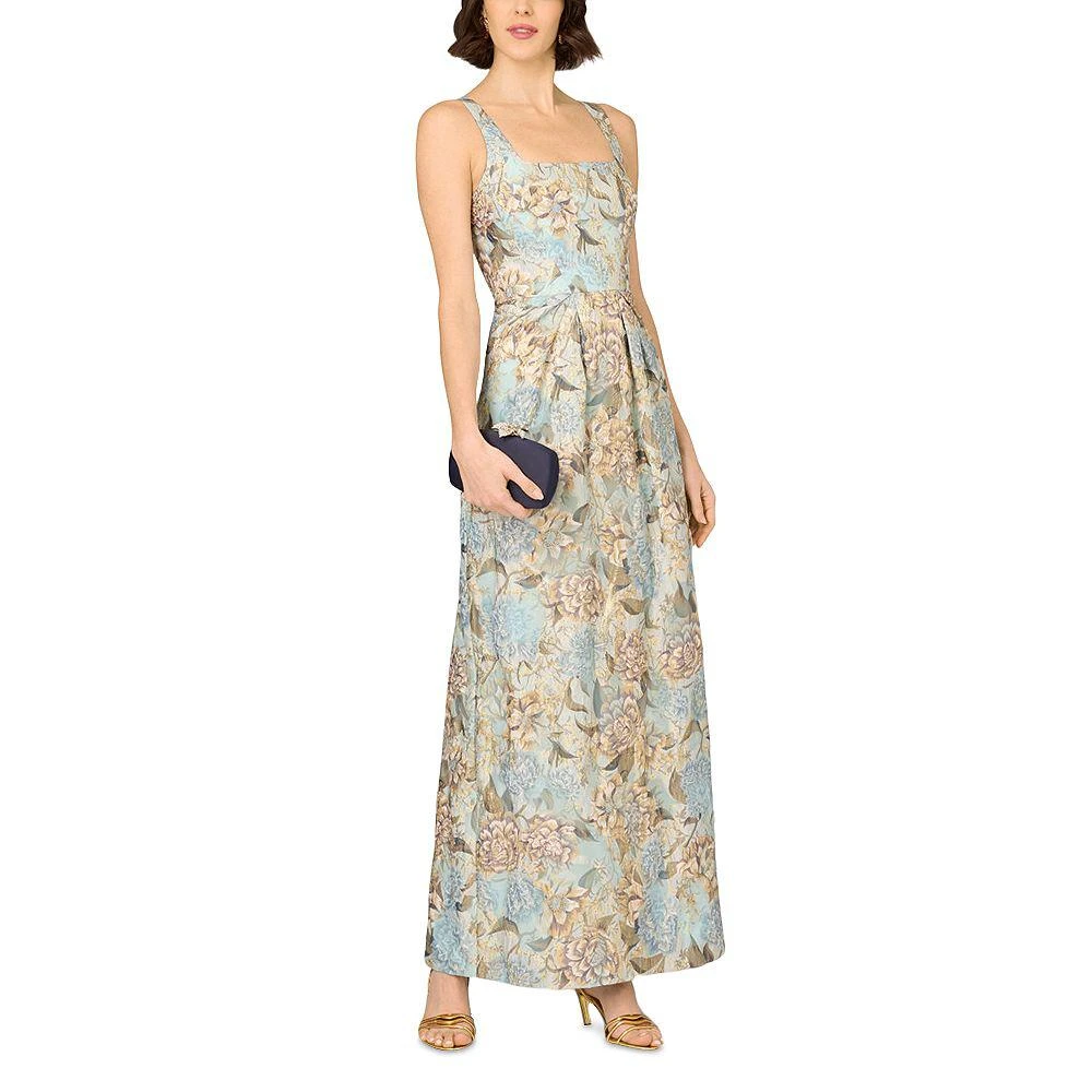 Aidan Mattox Printed Jacquard Dress 6