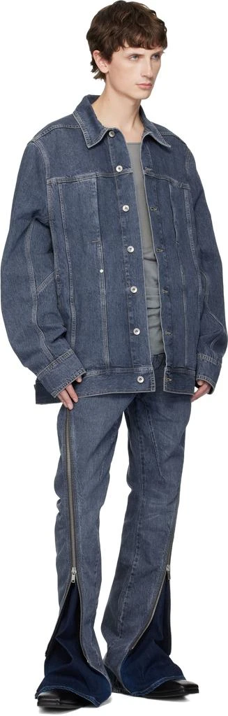 Rick Owens Blue Concordians Bolan Banana Jeans 4