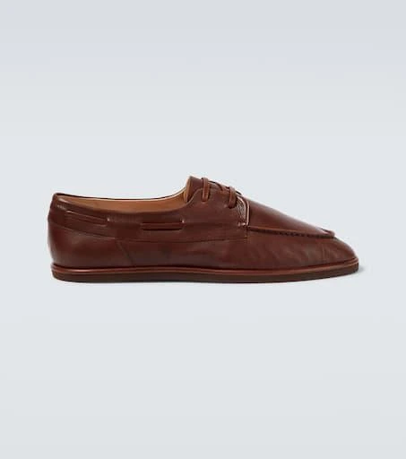 AURALEE Leather boat shoes 1