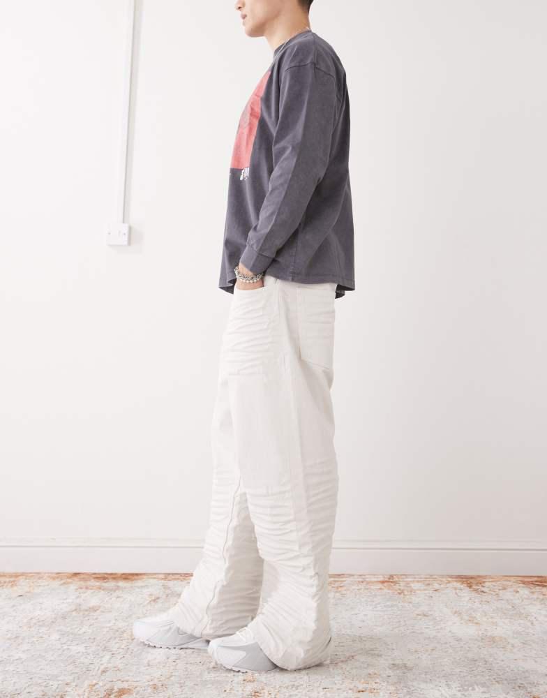 Cheap Monday Cheap Monday  Looser baggy jeans in white