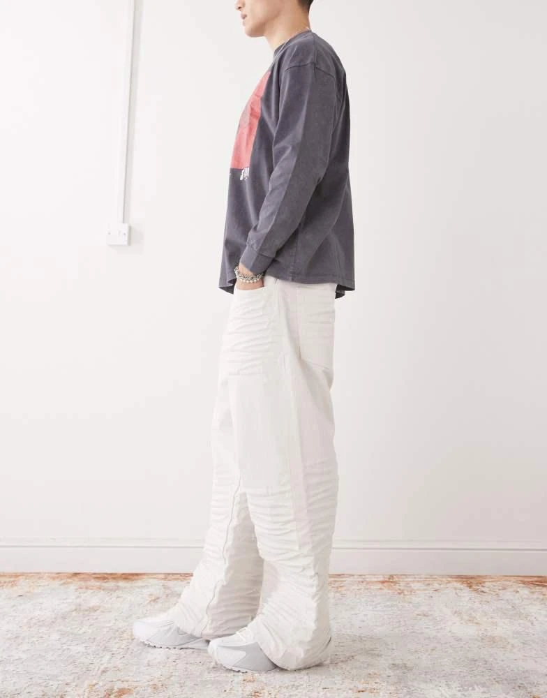 Cheap Monday Cheap Monday  Looser baggy jeans in white 2