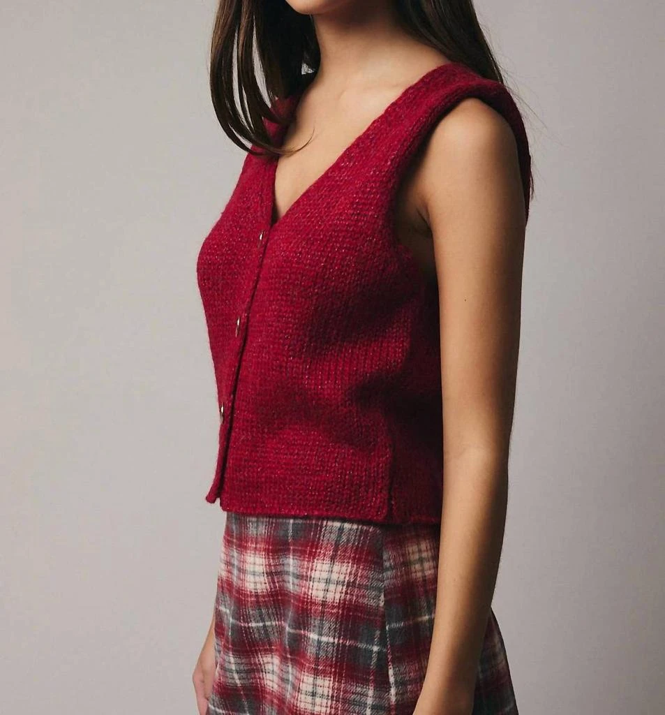 Sunday Edition Sunday Edition - Hadley Lurex Sweater Vest 2