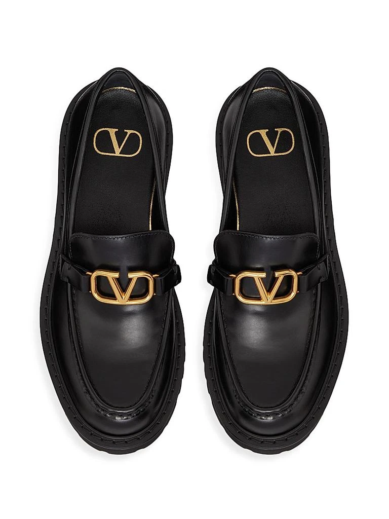 Valentino Vlogo Signature Calfskin Loafers 5