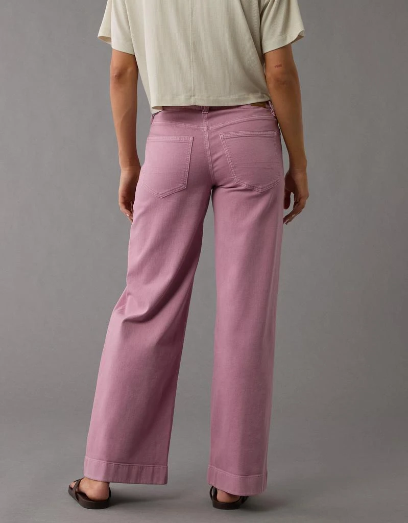 AE AE Dreamy Drape Stretch Low-Rise Baggy Wide-Leg Pant 2