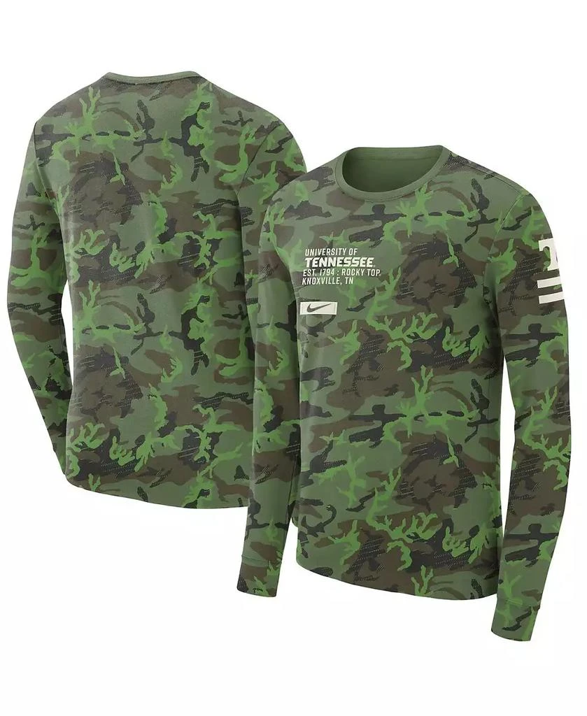 NIKE Men's Camo Tennessee Volunteers Military-Inspired Long Sleeve T-shirt 1