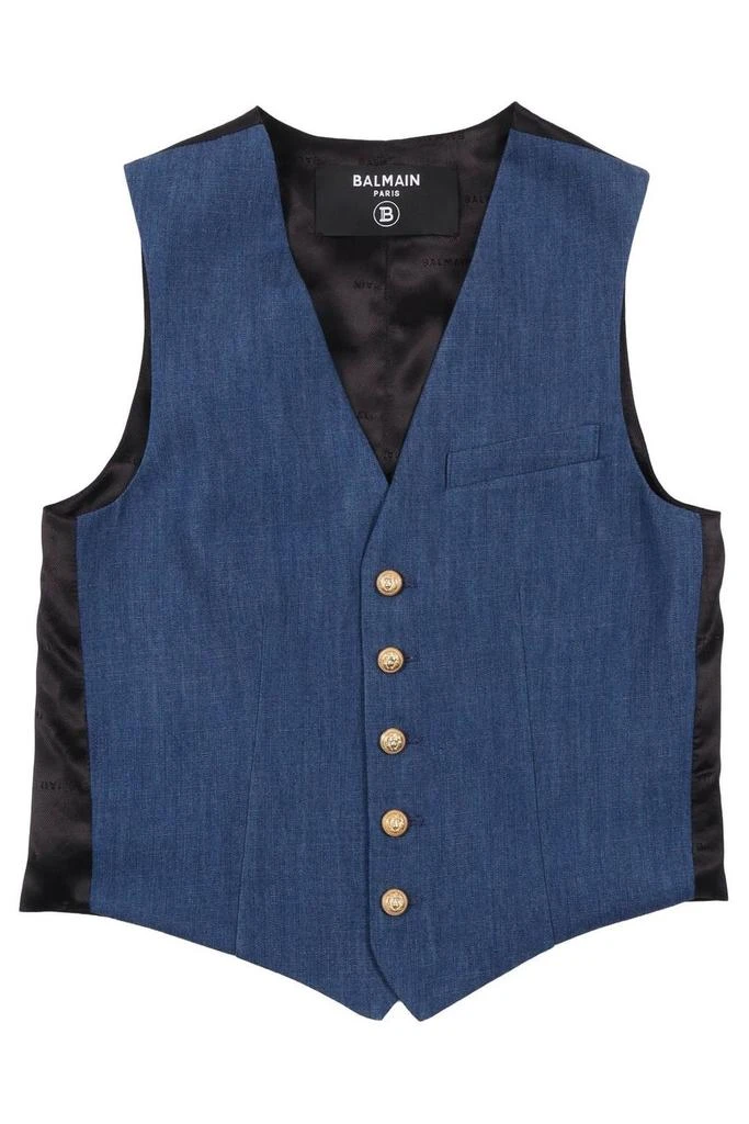 Balmain Balmain Kids V-Neck Gilet