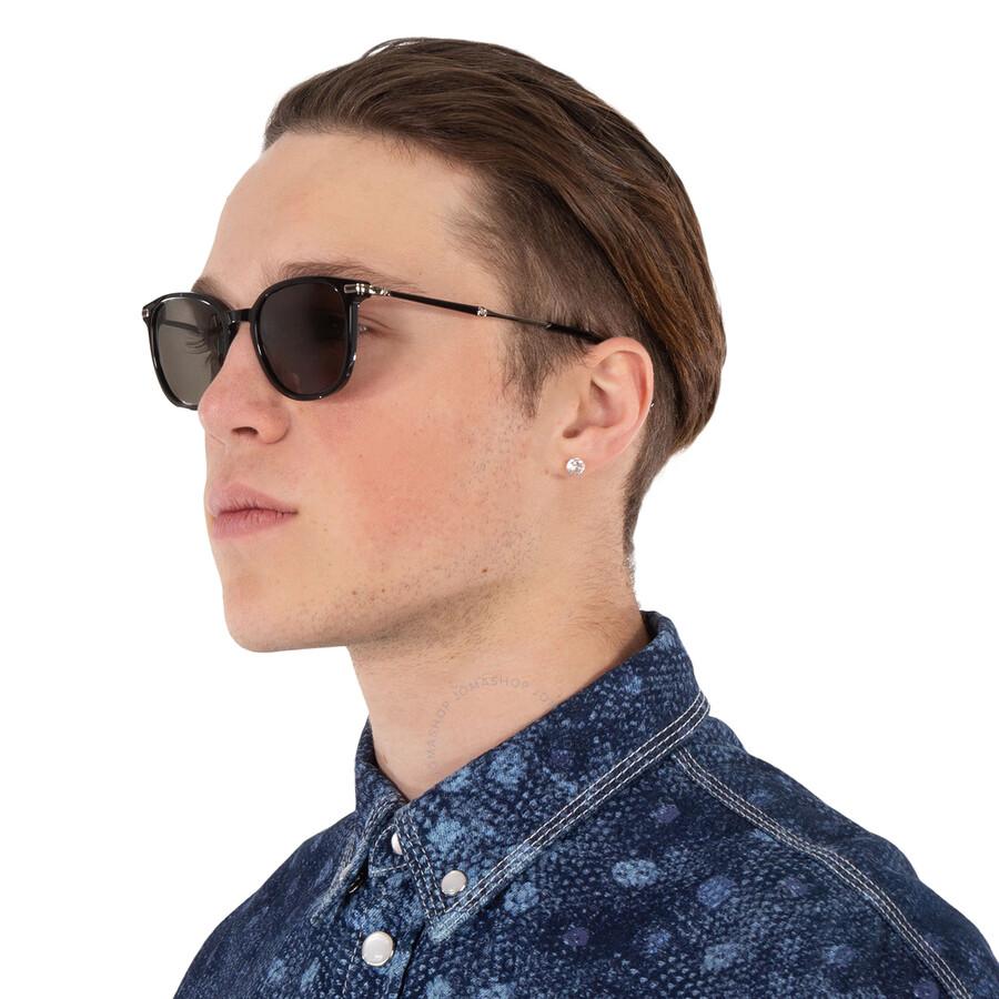Salvatore Ferragamo Salvatore Ferragamo Grey Square Men's Sunglasses SF1015S 001 52