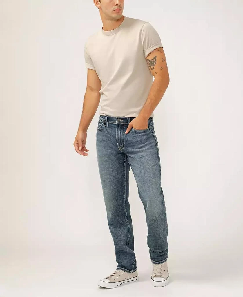Silver Jeans Co. Men's Eddie Classic Athletic Fit Tapered Leg Jeans 10