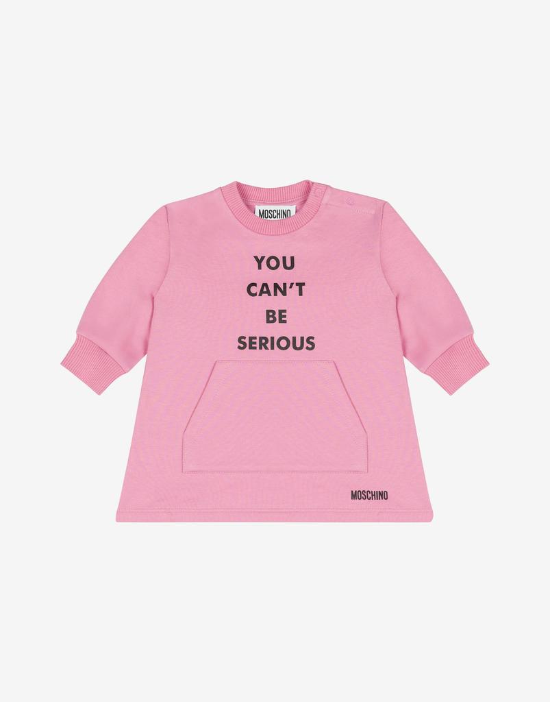 Moschino You Can't Be Serious Sweatshirt Dress