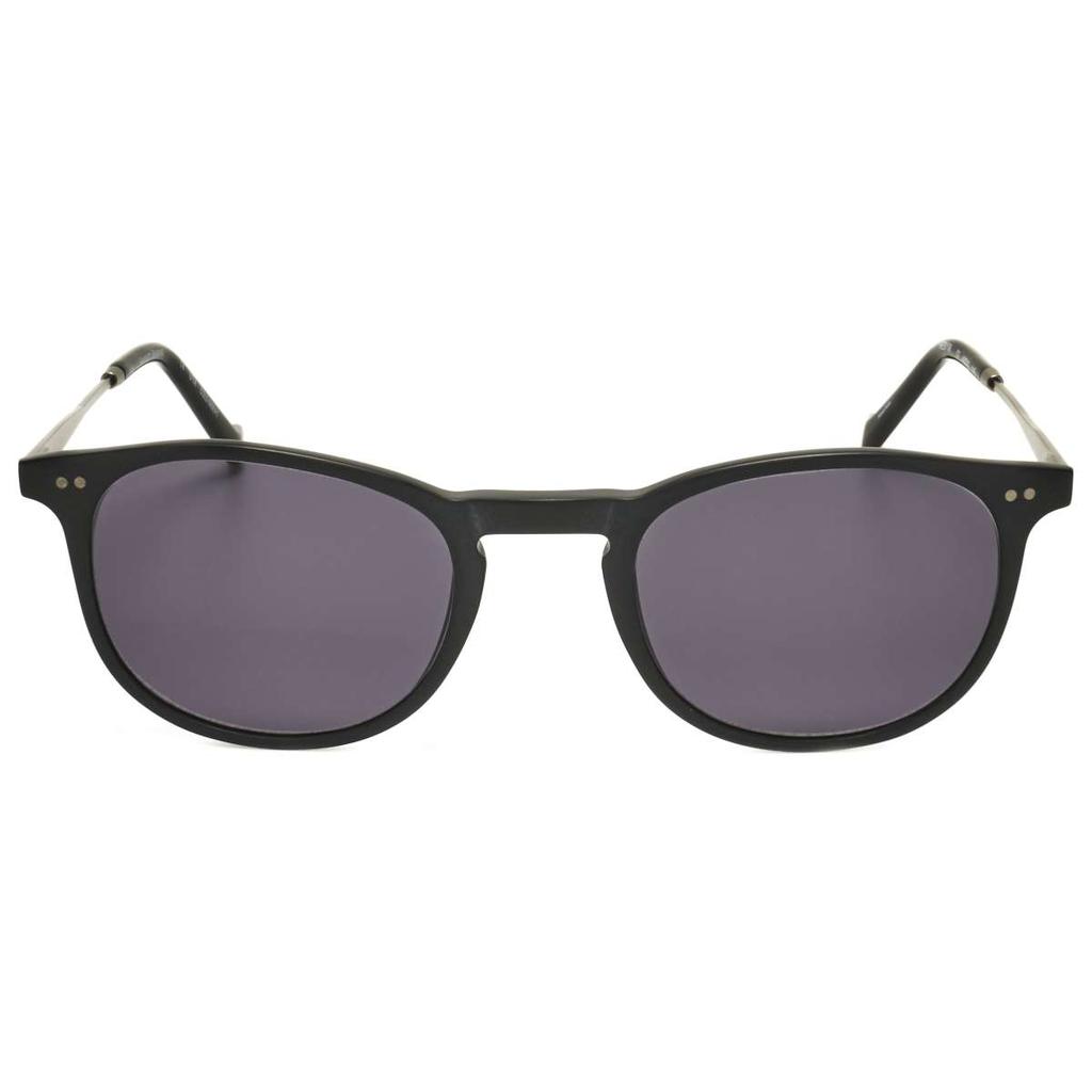 Hackett Hackett Men's Black Round Sunglasses