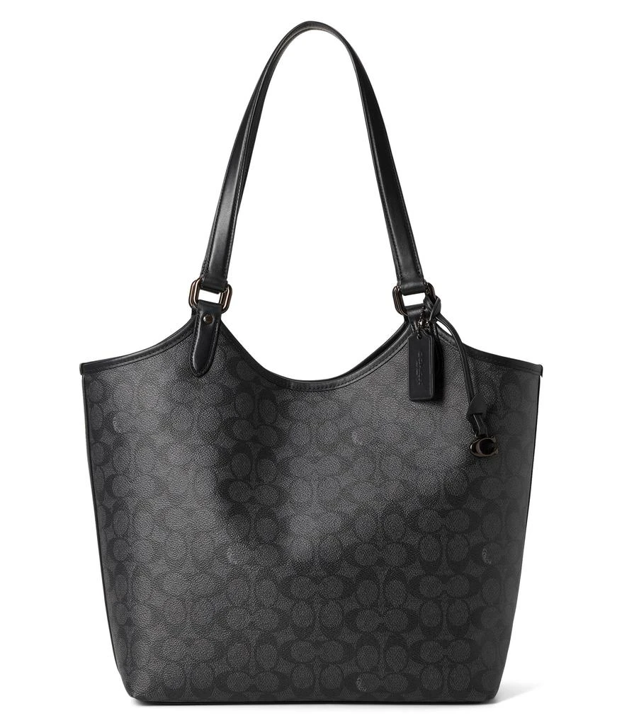 Coach Box Program Coated Canvas Signature Day Tote 1