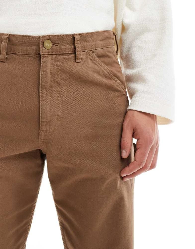 Jack & Jones Jack & Jones Eddie loose carpenter trouser in washed brown 4