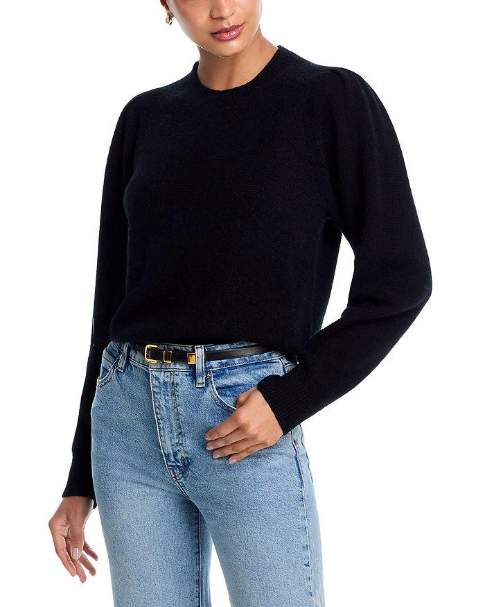 AQUA AQUA 100% Cashmere Puff Sleeve Sweater - Exclusive