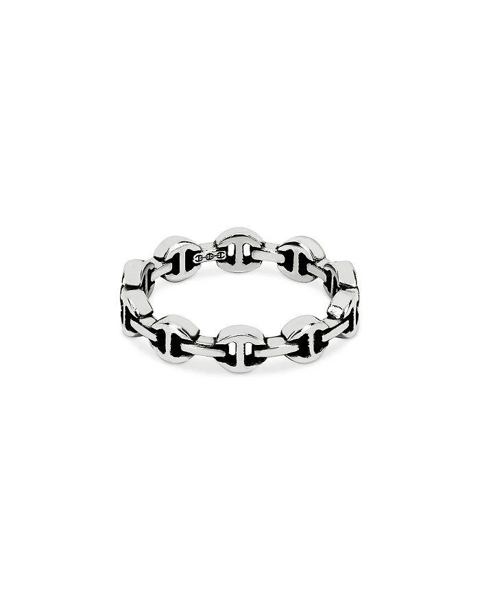 Hoorsenbuhs Sterling Silver Heritage Micro Dame III Link Ring 1