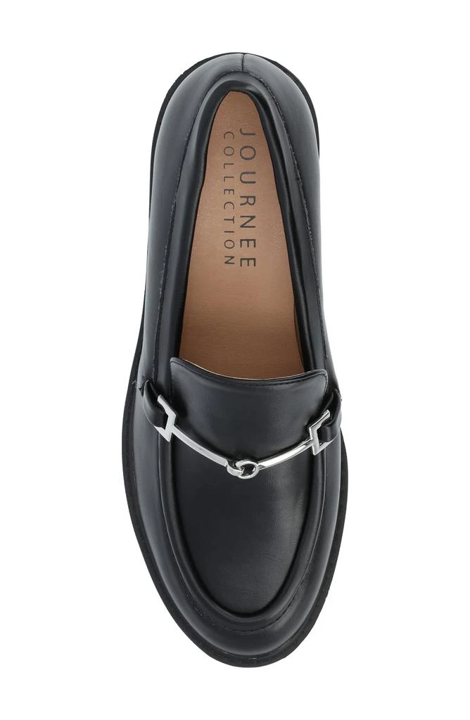 Journee Collection Kezziah Platform Loafer Pump 5