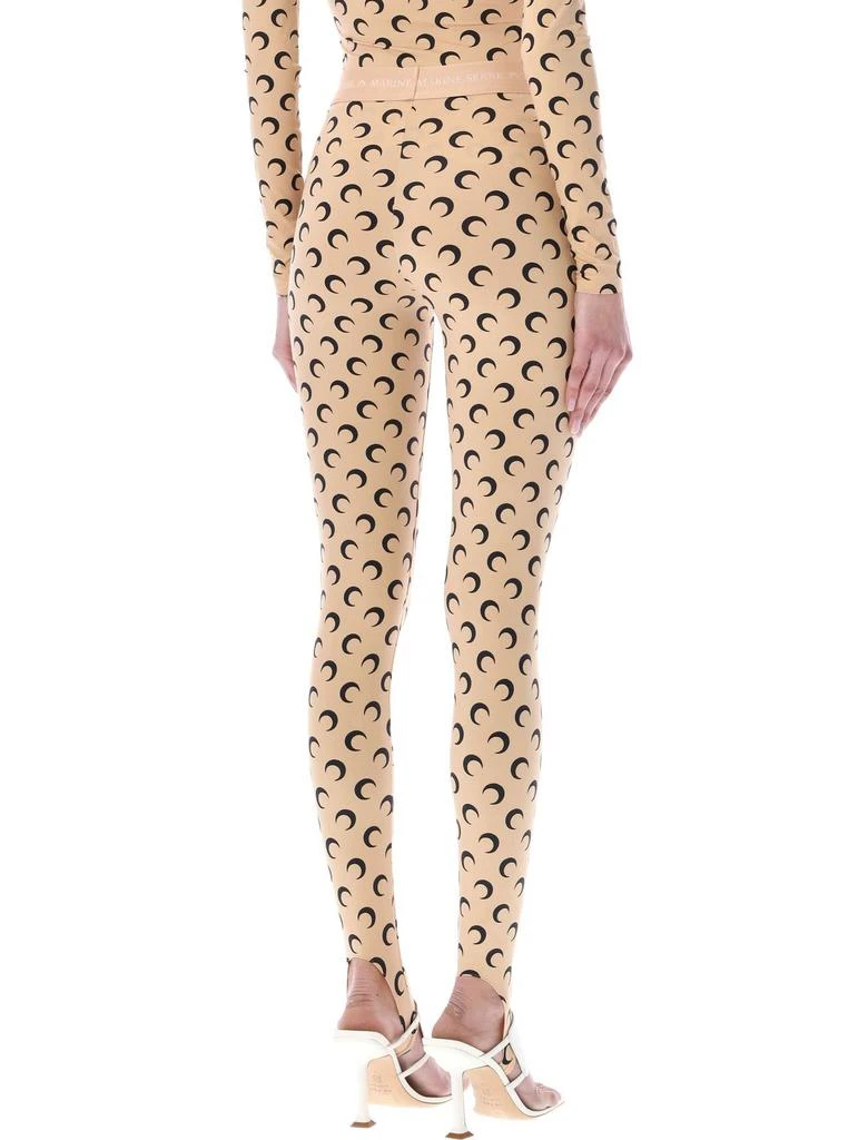 MARINE SERRE Marine Serre Moon Printed Skinny-Cut Leggings 2