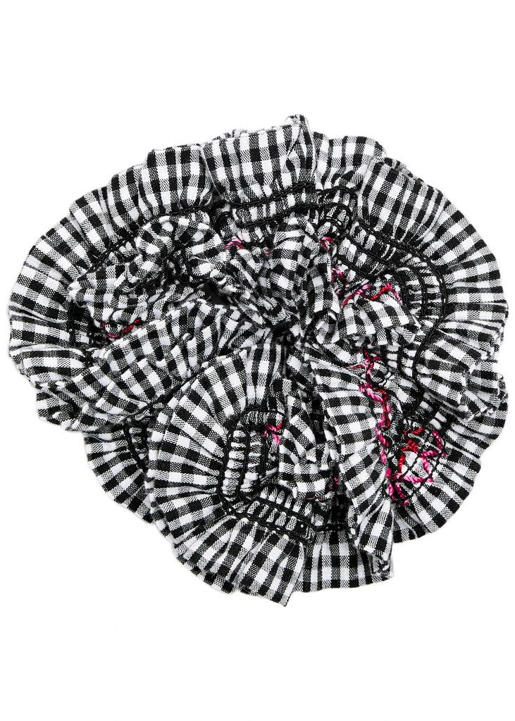 DAMSON MADDER Garter cotton scrunchie 1