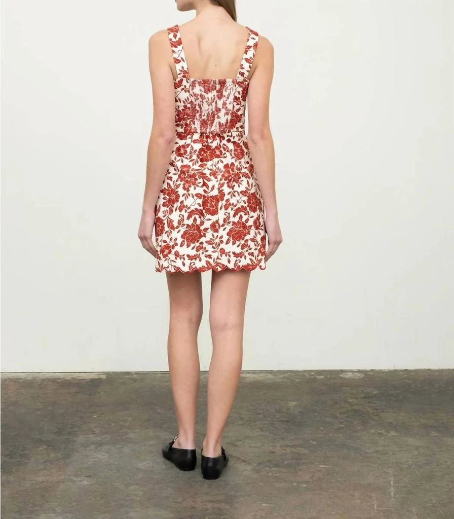 Shop Moon River - Lace Up Scallop Hem Mini Dress on Sale at BeyondStyle   Get 53% Off Moon River - Lace Up Scallop Hem Mini Dress with Limited-Time  Flash Deals, Exclusive