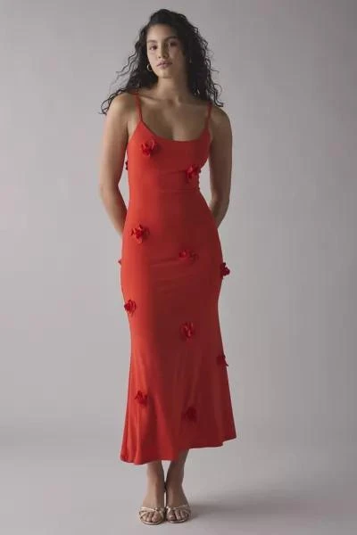 Bardot Bardot Lanae Floral Applique Slip Maxi Dress 1