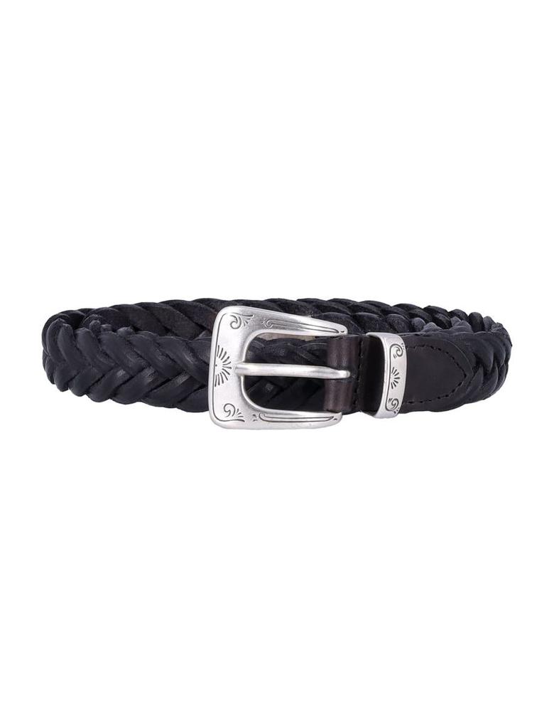 J＆M DAVIDSON BRAIDED BELT Designer Brown Braided Belt | J&M Davidson