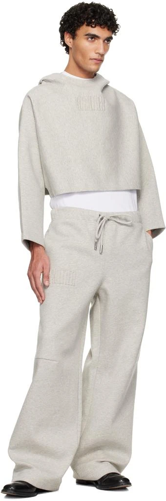 Jean Paul Gaultier Gray 'The Embossed Gaultier' Lounge Pants 4