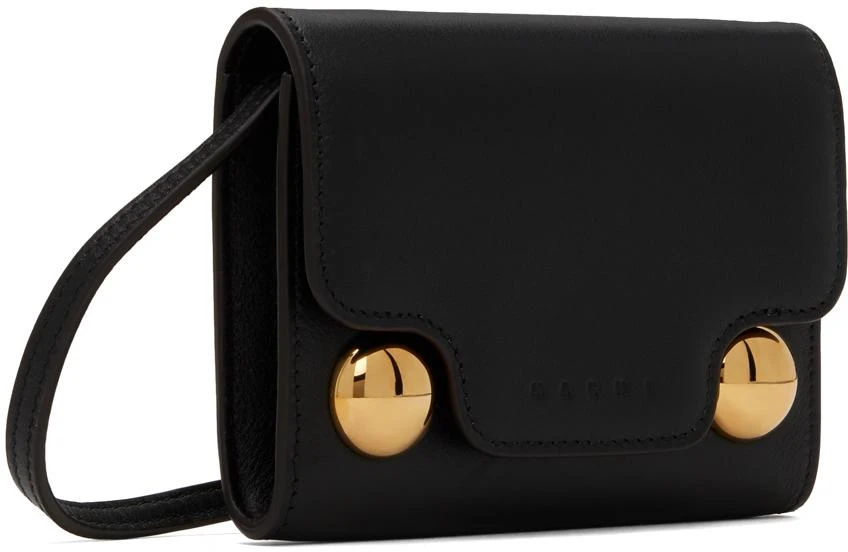 Marni Black Coin Holder Wallet 2