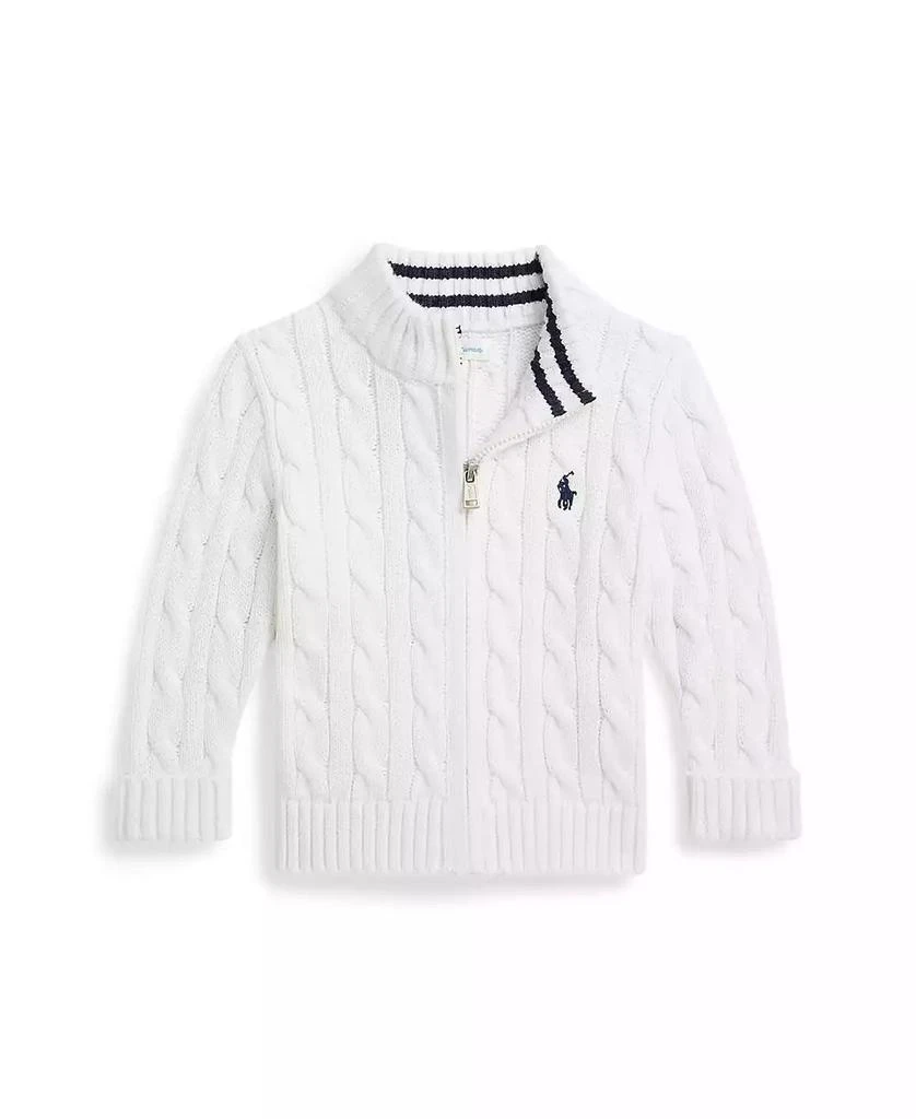 Ralph Lauren Baby Boys
 Cable Full-Zip Sweater