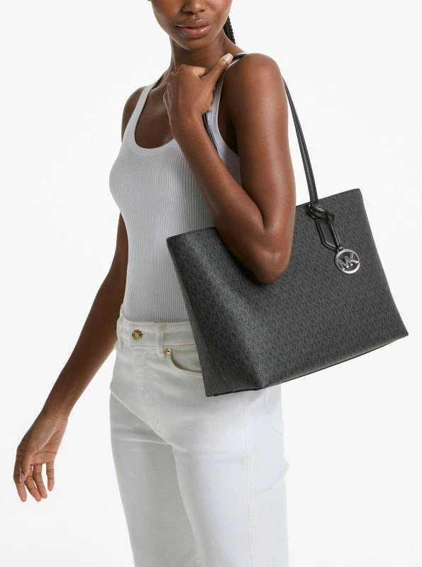 Michael Kors Sheila Large Signature Logo Tote Bag 3