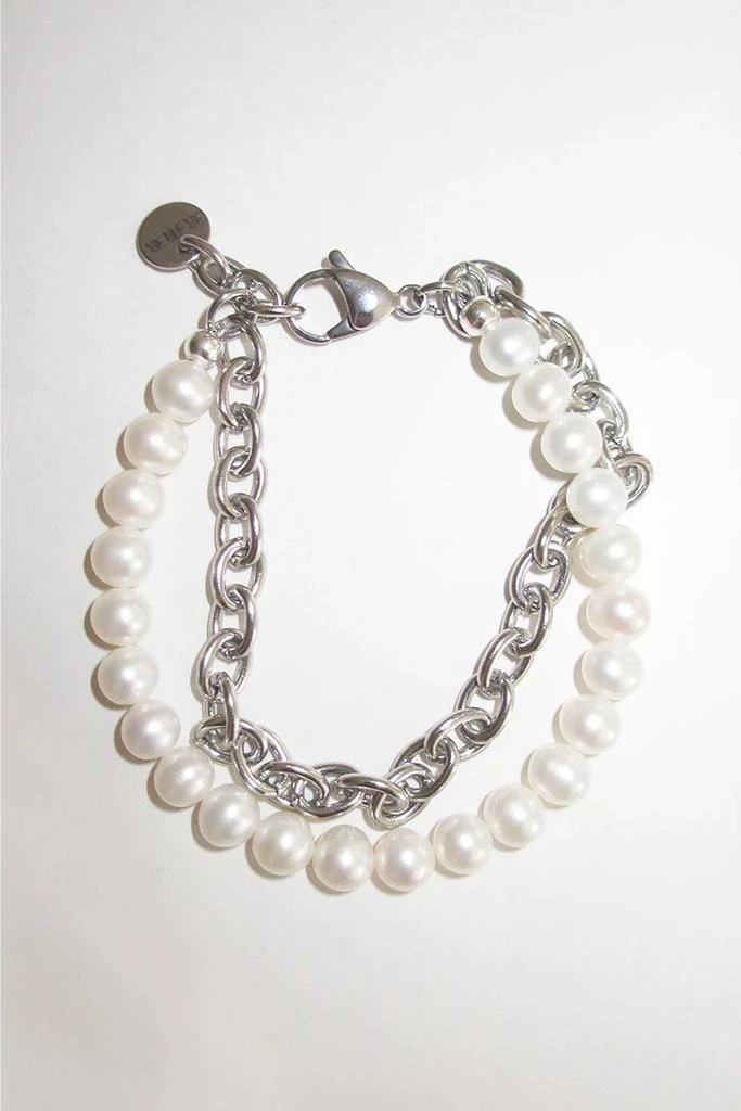 RIMOR JEWELRY RIMOR Pearl Rolo Chain Bracelet 2