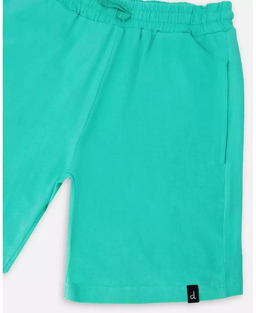 Deux par Deux Toddler Boys Cotton Jersey Shorts Turquoise - Toddler|Child 3