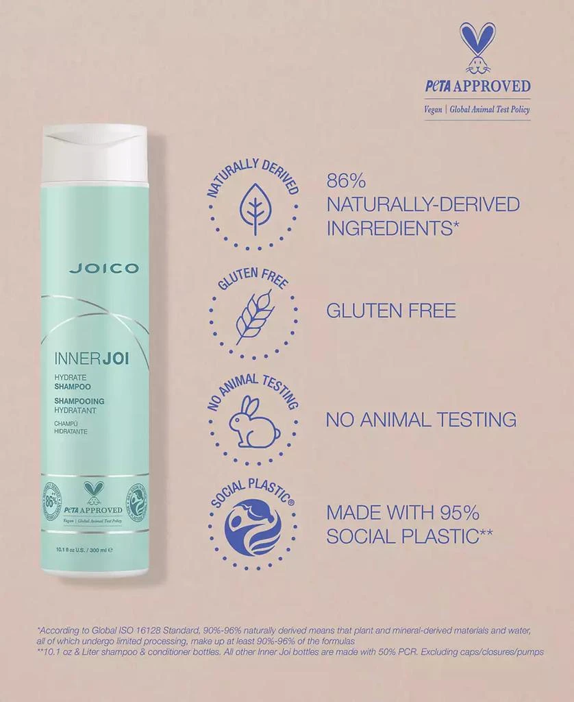 JOICO Inner Joi Hydrate Shampoo, 10.1 oz. 3