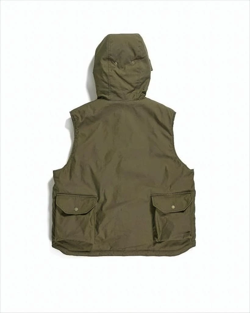 Engineered Garments Hooded Sleeveless Utility Vest with Snap Closure 2