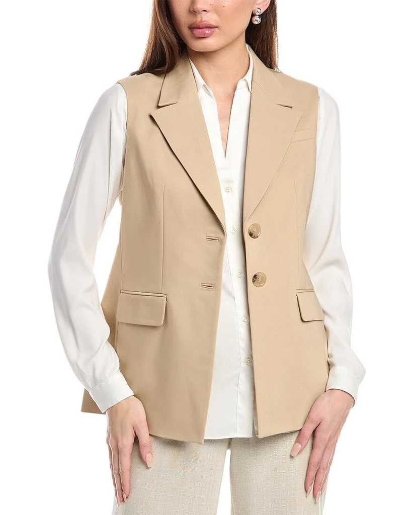 Anne Klein Petite Notch Collar Vest 1