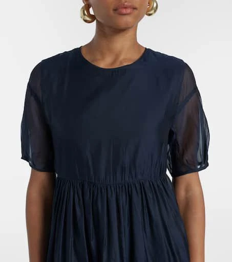 Max Mara Fatoso silk-blend organza midi dress 4