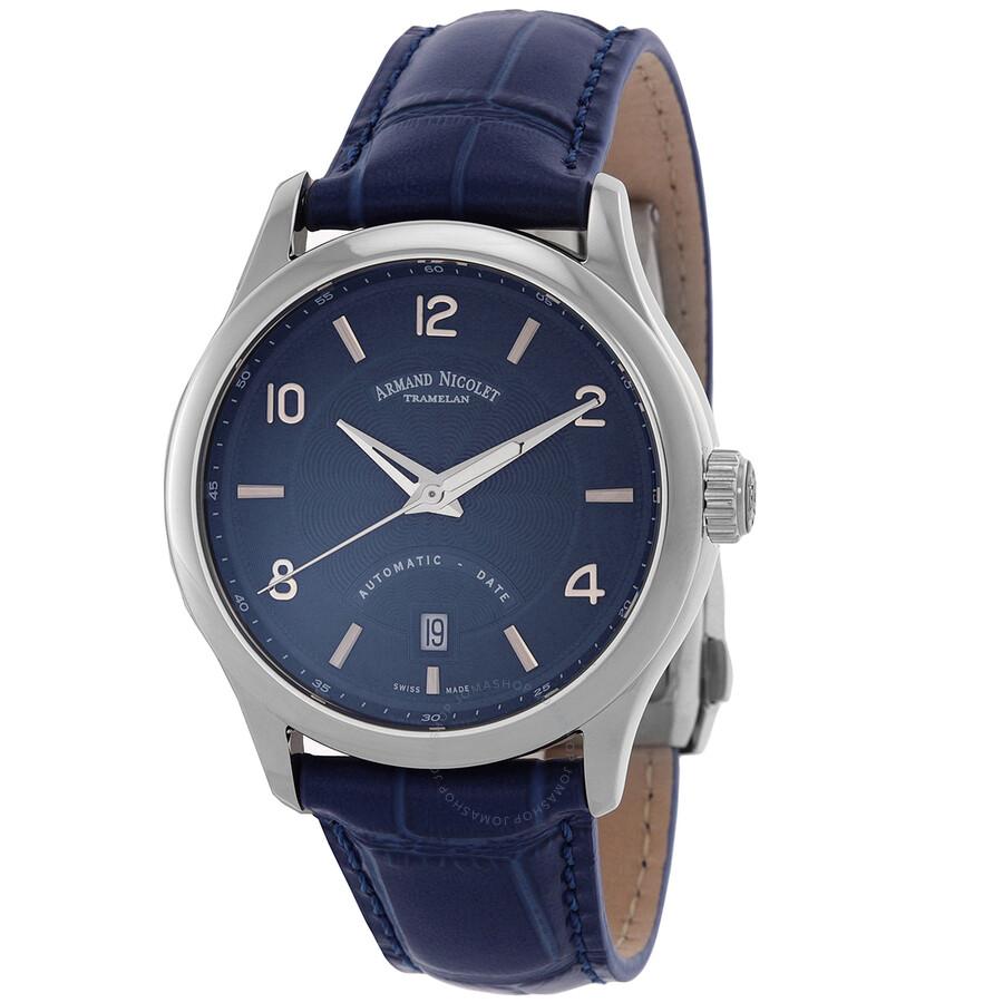 Armand Nicolet M02-4 Automatic Blue Dial Men's Watch A840AAA-BU-P840BU2