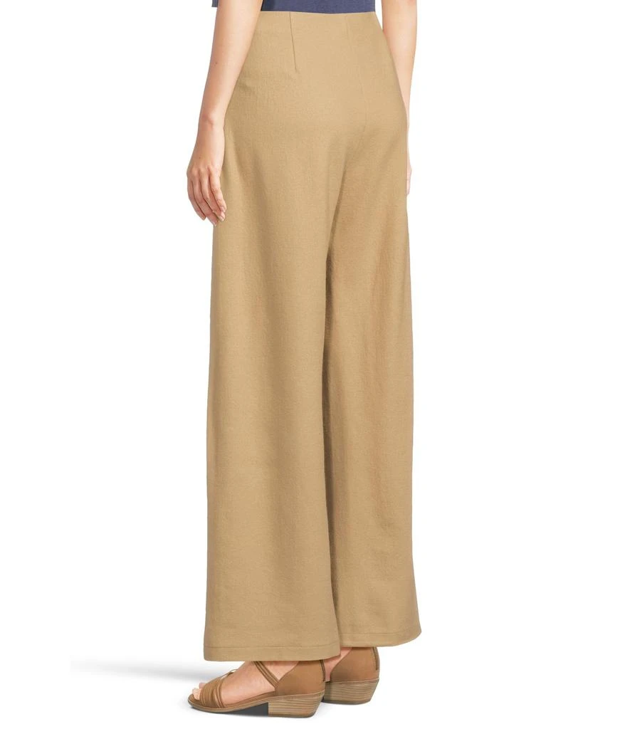 Eileen Fisher Felted Wool Jersey Full Wide Pants 3