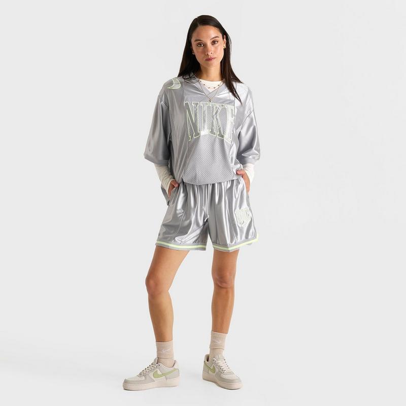 nike women's satin shorts