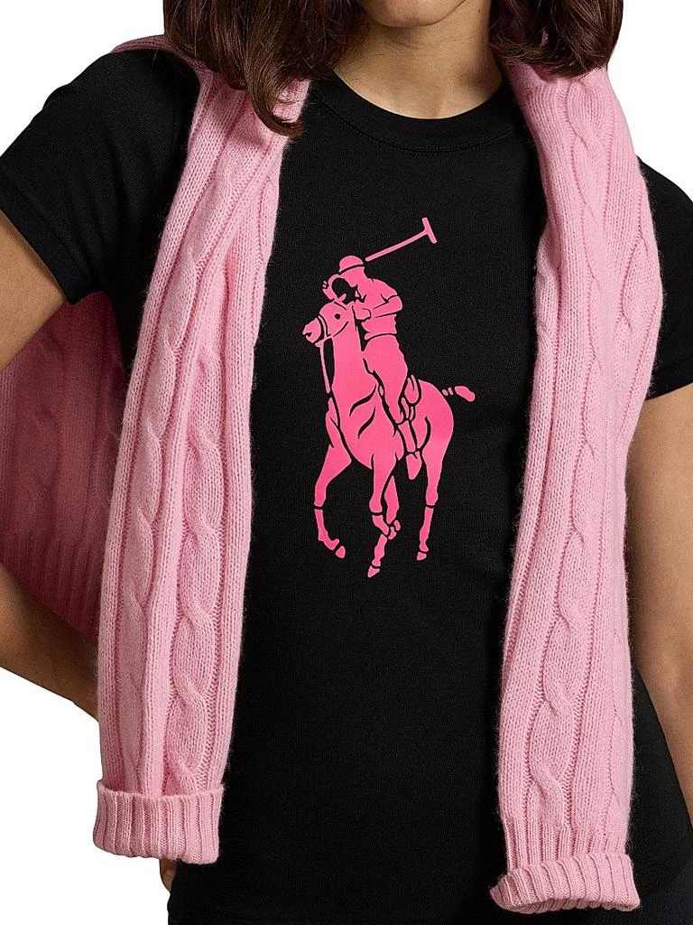 Ralph Lauren Pink Pony Cotton Crewneck T-Shirt 5