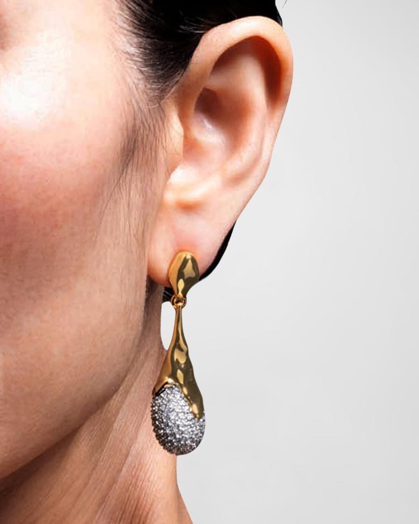 Alexis Bittar Solanales Crystal Teardrop Earrings