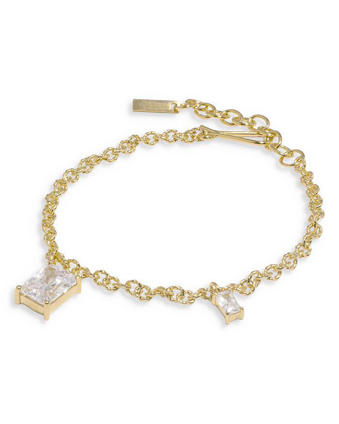 Completedworks Cubic Zirconia Charm Link Bracelet