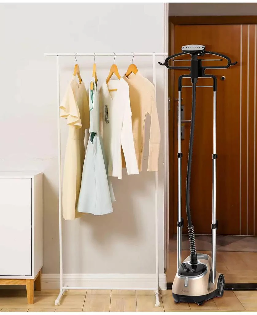 SALAV Professional Garment Steamer with Retractable Power Cord and Foot Pedal Control, GS49-DJ 10
