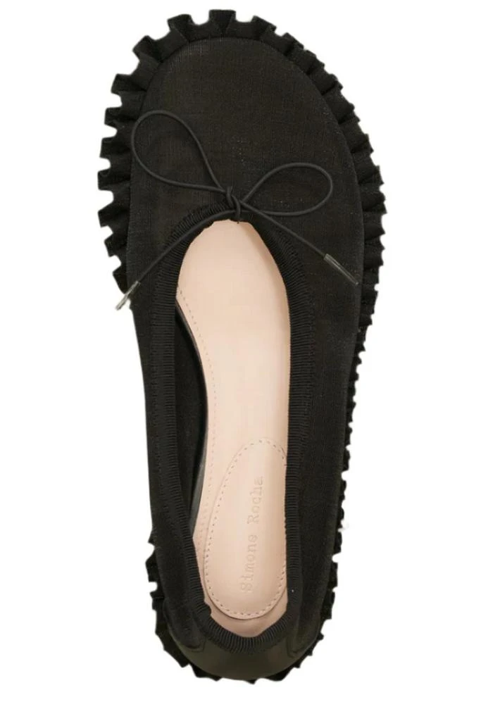 Simone Rocha Simone Rocha Frilled Mesh Slip-On Ballet Flats 3
