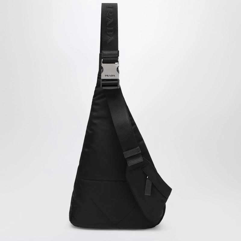 Prada Backpack in Re-Nylon and black leather 4