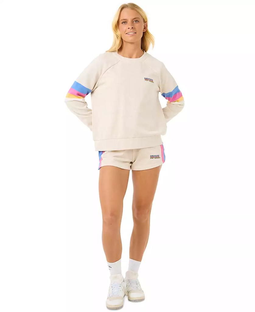 Rip Curl Juniors' Las Dalias Raglan-Sleeve Sweatshirt