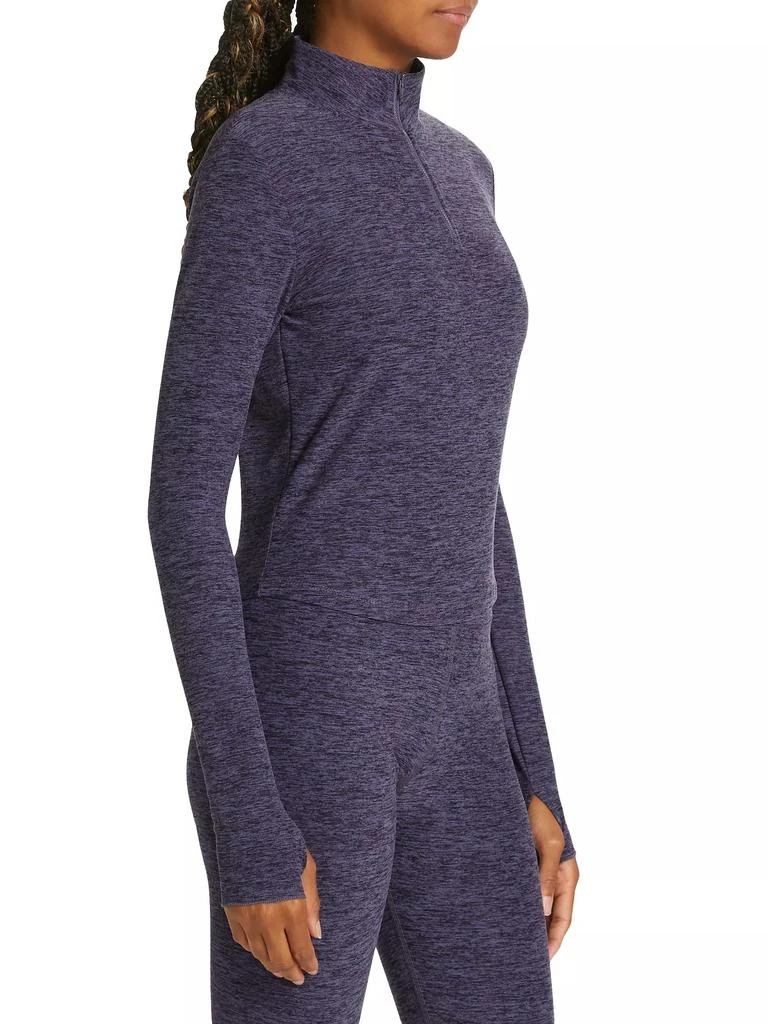 Year of Ours Training Heathered Stretch Crop Sweatshirt 4