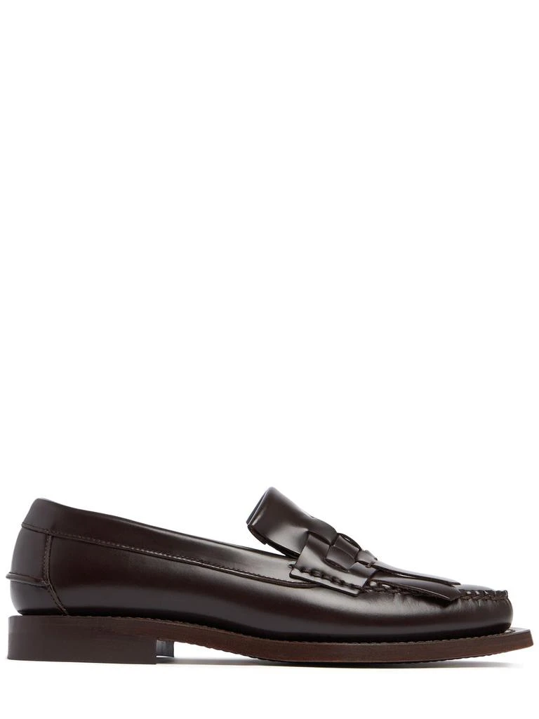 HEREU 20mm Marti Leather Loafers 1