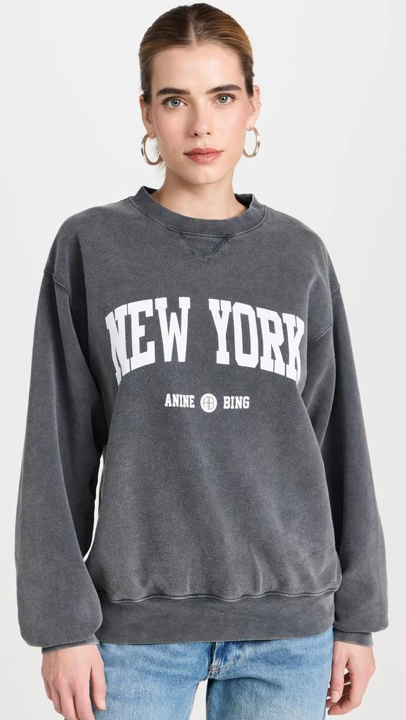 ANINE BING Ramona Sweatshirt University New York 6